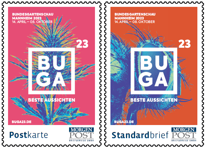 Briefmarken zur BUGA 23