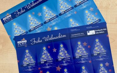 Wieder erhältlich: Morgenpost Weihnachtsbriefmarken